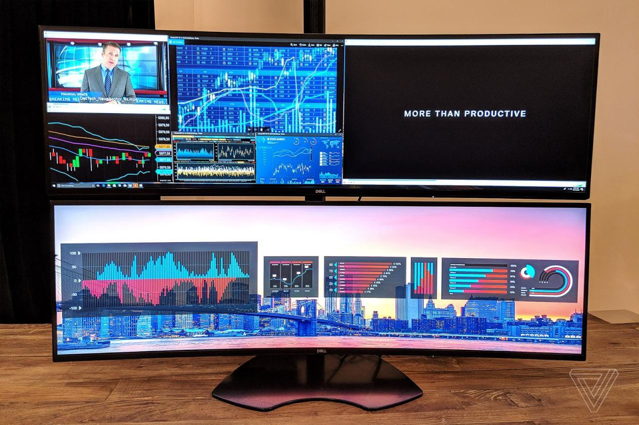 Dell presenta il primo monitor ultra-wide da 49 pollici QHD