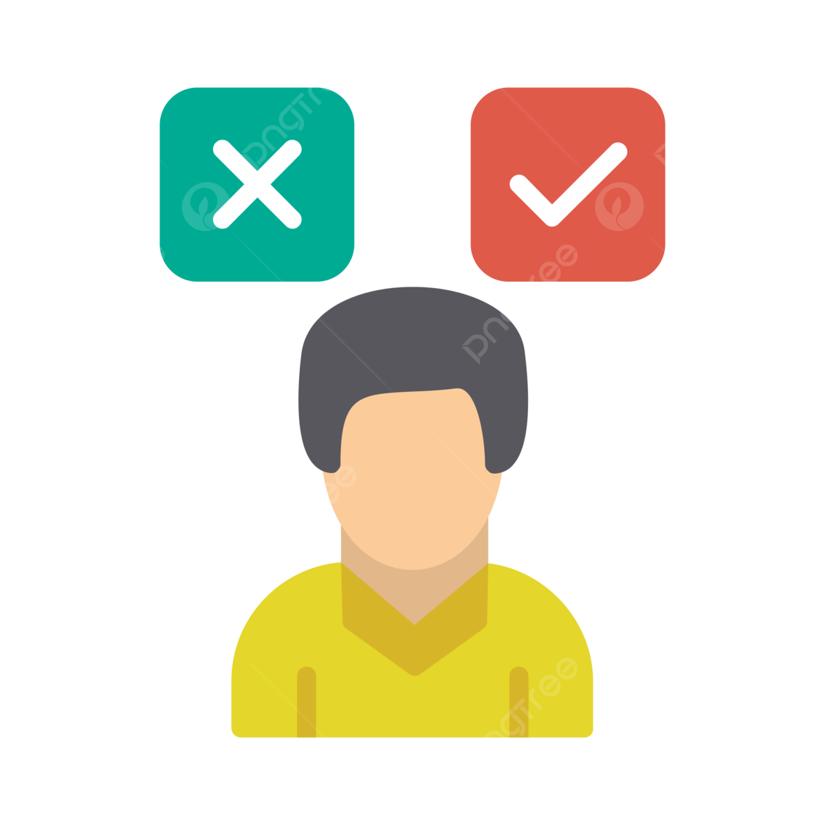 Decisión haciendo, decidiendo el Derecha camino o elegir opciones ...